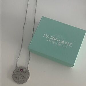 Park Lane Silver Necklace with Heart Charm